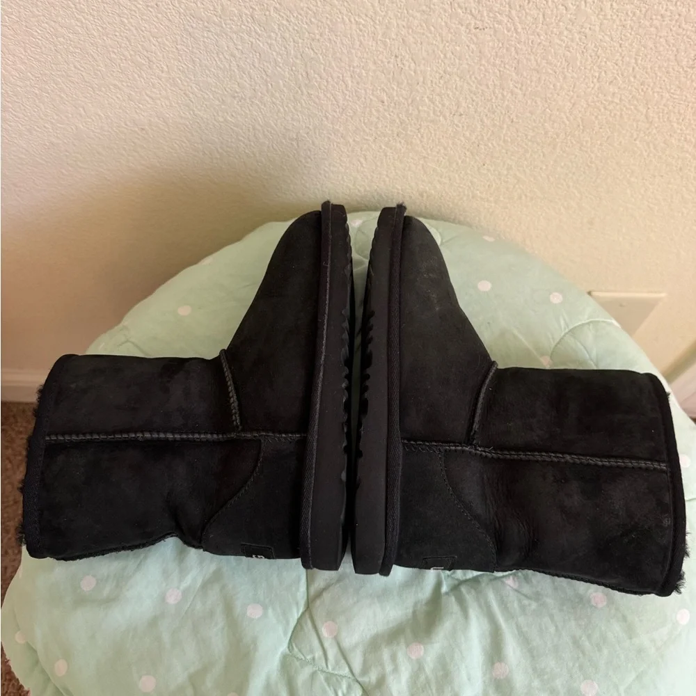 UGG Black Suede Boots Kids size 3